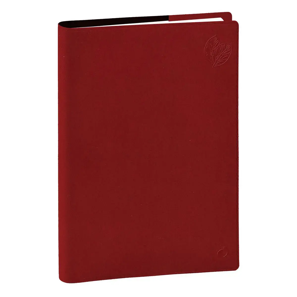 Agenda 2027 Président Recyclé - Semainier Planning Multilingue - Eunoia Rouge - 12 mois de janvier à décembre - 21x27 cm - Papier Clairefontaine recyclé - Fabrication française - Quo Vadis photo du produit
