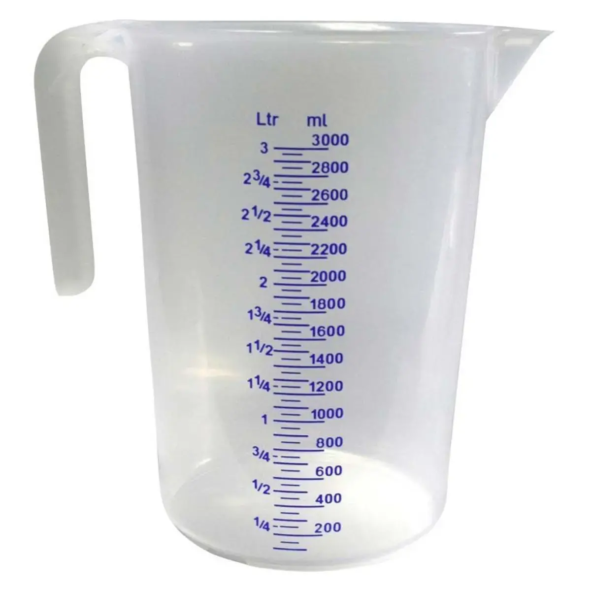 Pichet gradu&eacute;, transparent, 1 litre - IWH photo du produit