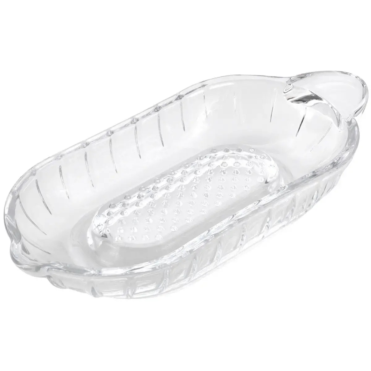 Râpe de cuisine, en verre, transparent - Metaltex photo du produit