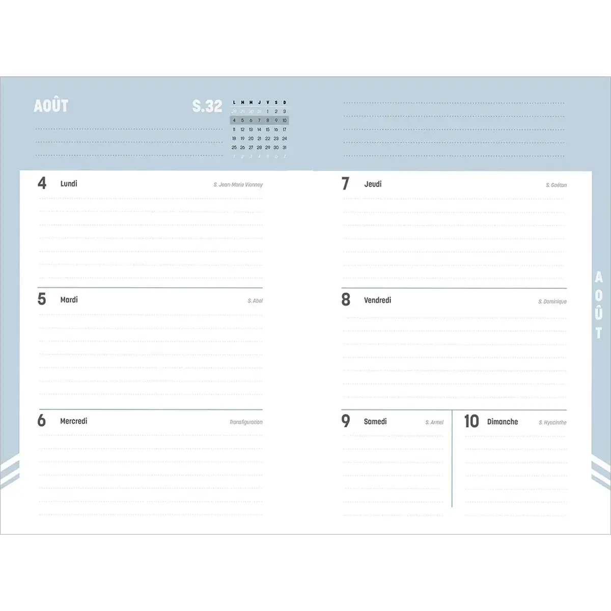 Agenda ann&eacute;e scolaire 2026-2027 Hebdocolor 15 - Semainier Horizontal Fran&ccedil;ais - Canopy Fleurs - 12 mois de ao&ucirc;t &agrave; juillet - 10x15 cm - Quo Vadis photo du produit