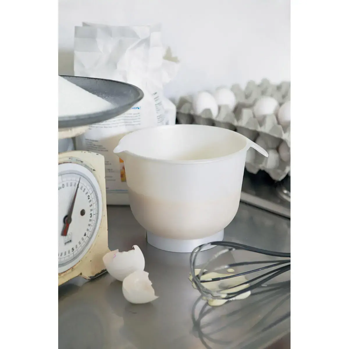 Bol m&eacute;langeur, 1,5 litre, blanc - Gastromax photo du produit