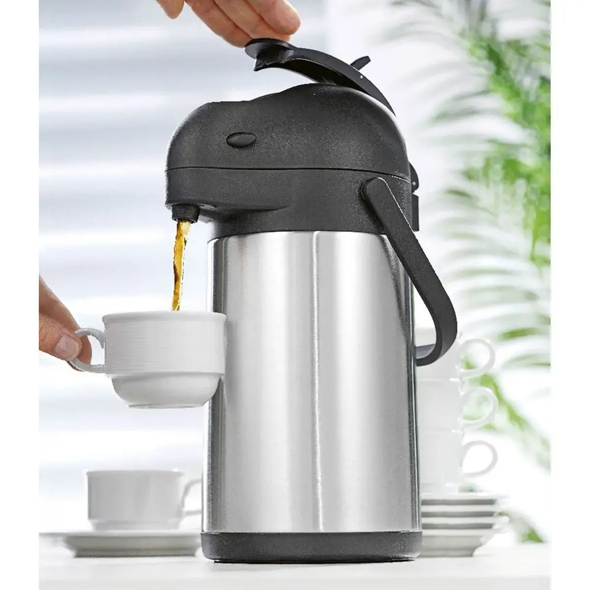 Pichet isotherme à pompe 'Stream', 1, 9 L - Esmeyer photo du produit