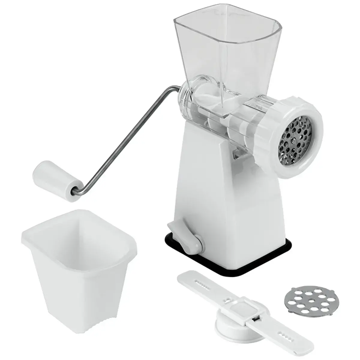 Hachoir Tartare, plastique/inox, blanc - Metaltex photo du produit