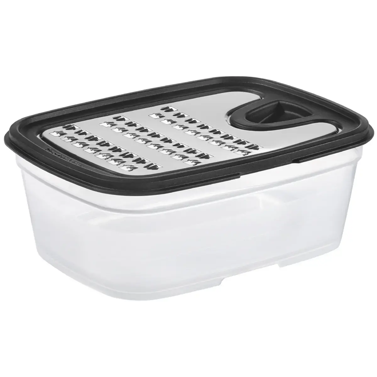 Râpe avec récipient, transparent/noir - Gastromax photo du produit