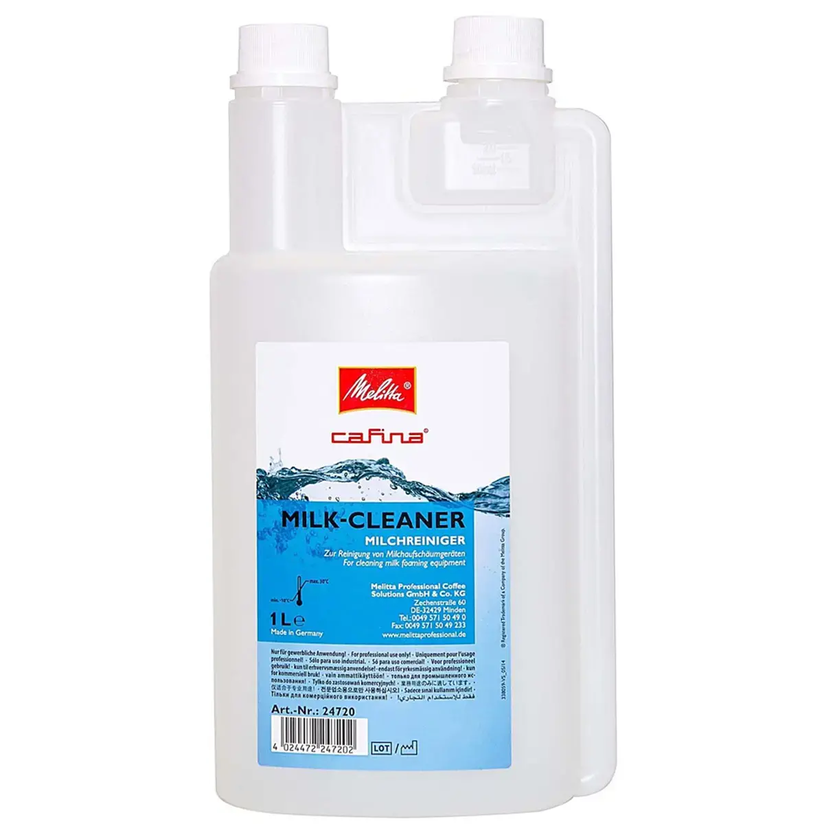 Nettoyant pour lait Melitta, 1 litre - Melitta Professional photo du produit