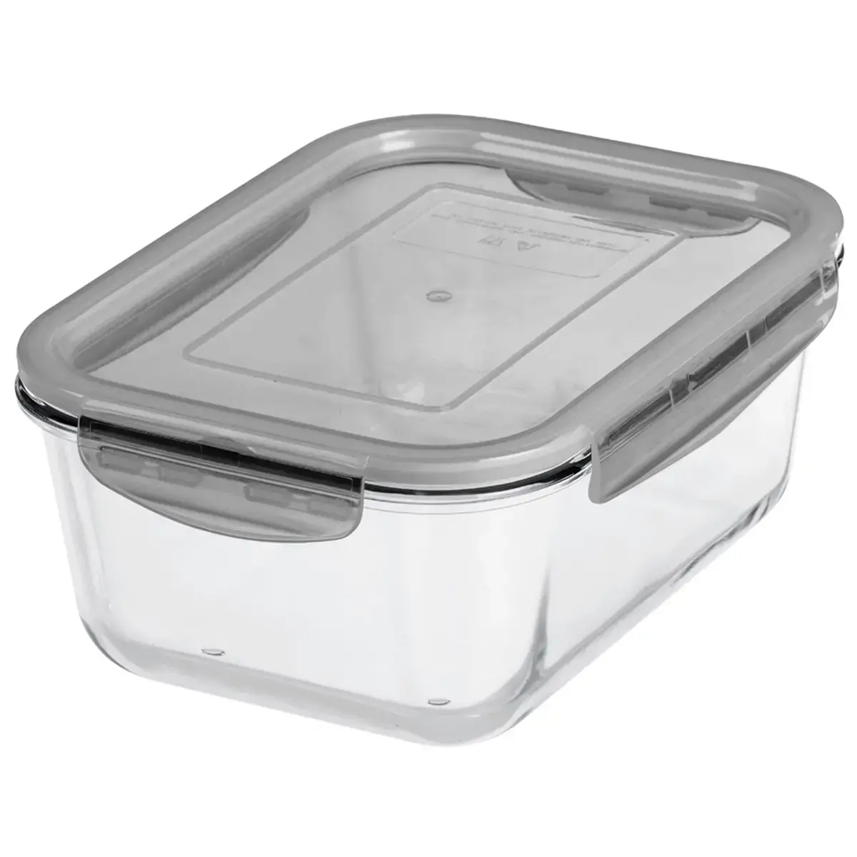 Boîte de conservation en verre, 0,75 litre, gris - Gastromax photo du produit