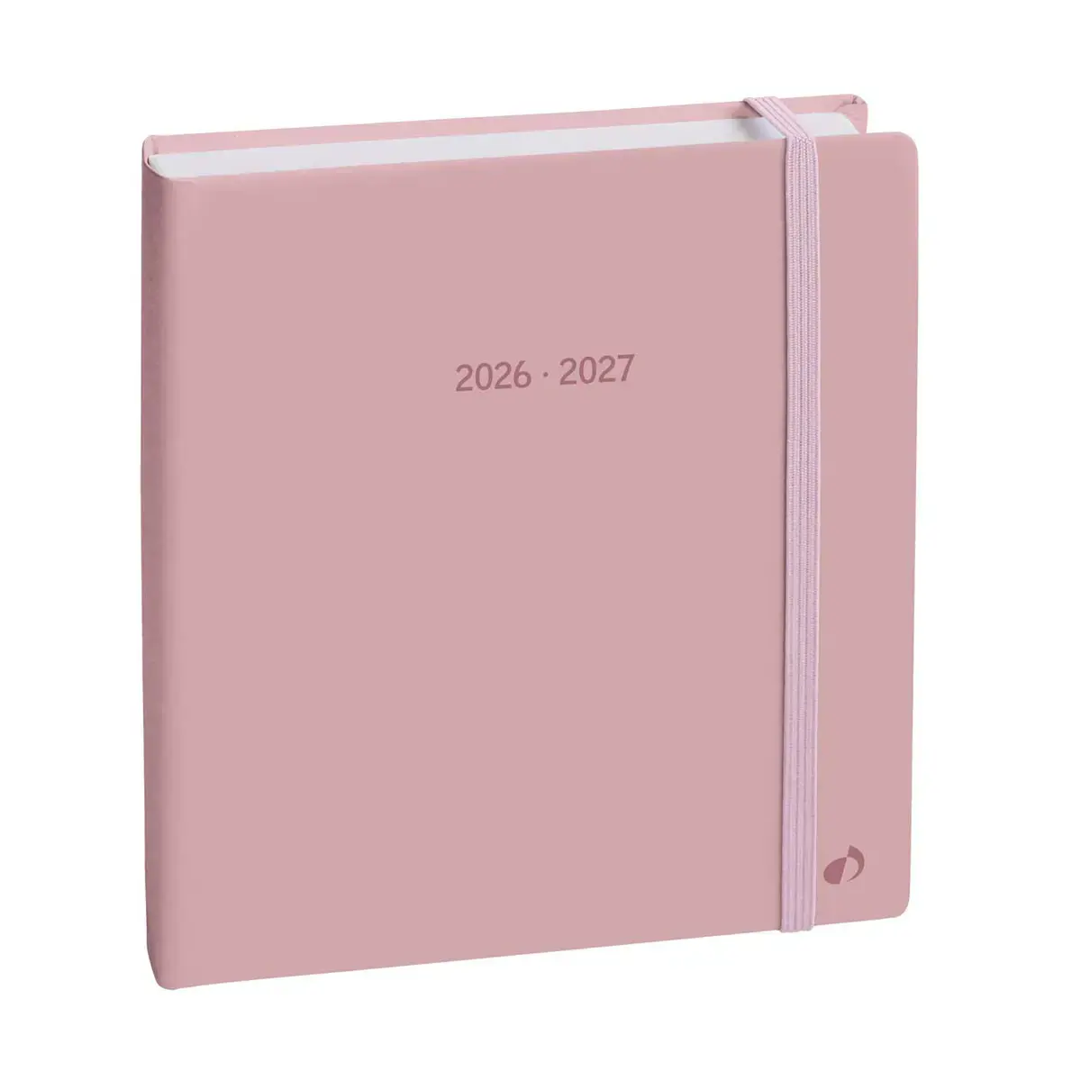 Agenda année scolaire 2026-2027 Exécutif Septembre Color - Semainier Planning - Multilingue - Pastel Rose clair - 13 mois de août à août - 16x16 cm - Quo Vadis photo du produit