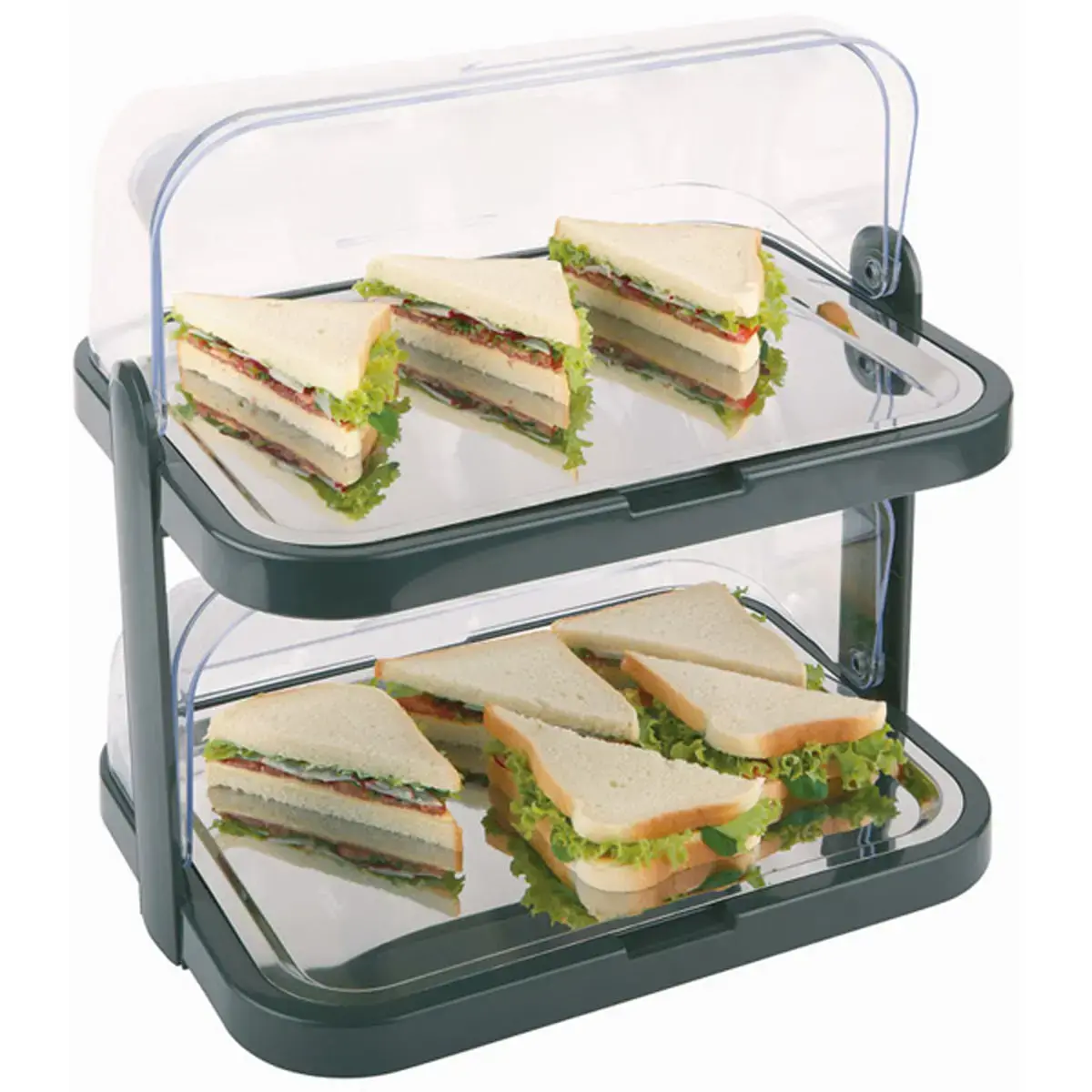 Vitrine de buffet DOPPELDECKER, noir - APS photo du produit