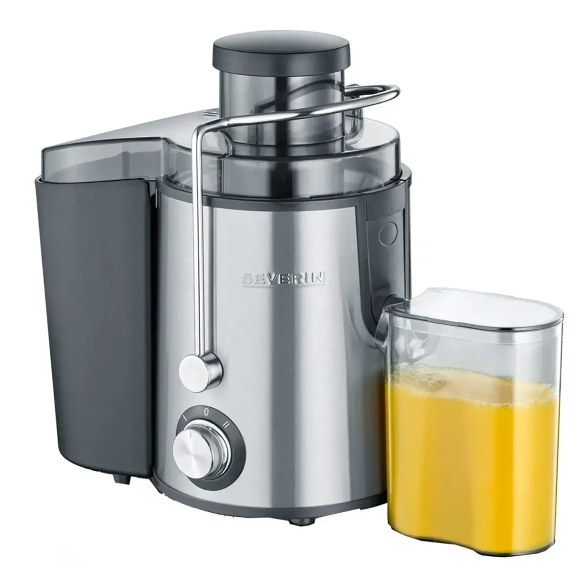 Severin Extracteur de jus ES 3566 400 W acier inoxydable, noir photo du produit