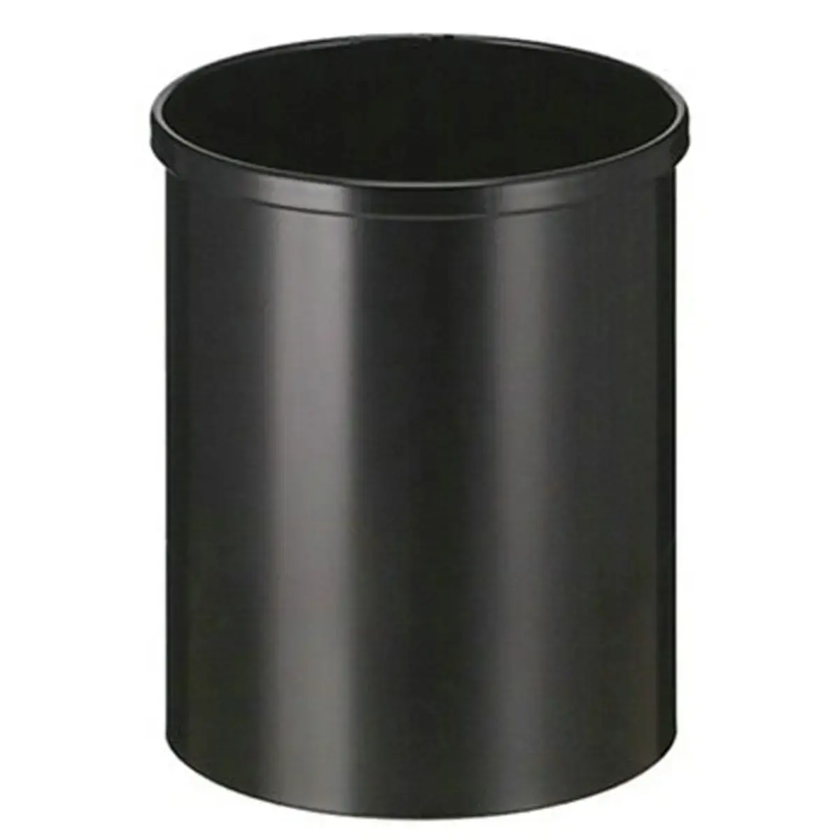 Poubelle métal 15L-noir photo du produit