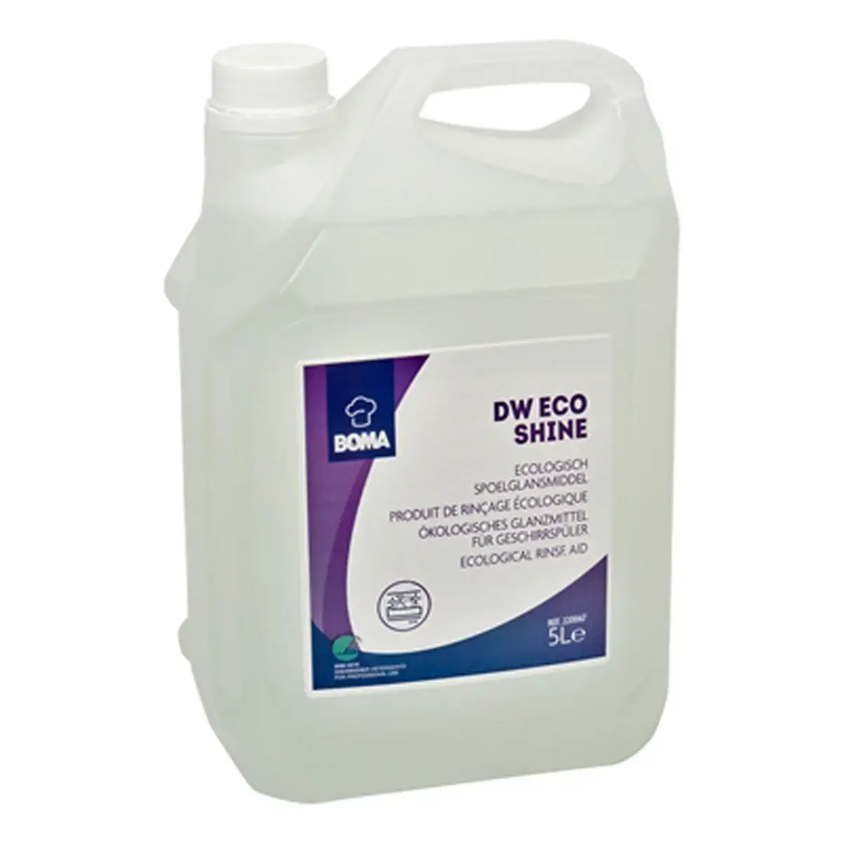 Liquide de rinçage écologique lave-vaisselle 5L - Eco Shine - Boma photo du produit