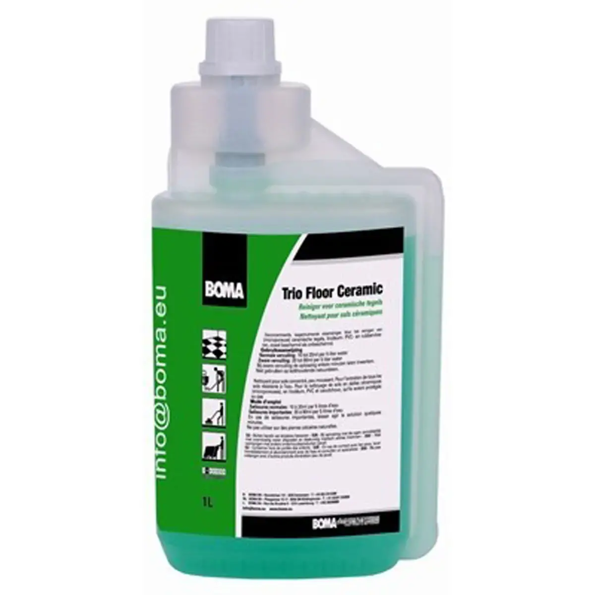 Trios Floor Ceramic Dos MONO 1L - Boma photo du produit