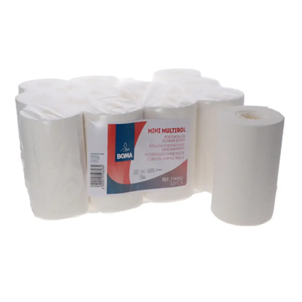 Bobine d'essuyage - Minis rouleaux 1 pli 120 m x 20 cm - Boma photo du produit