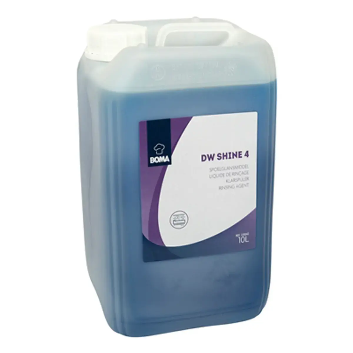 Liquide de rin&ccedil;age concentr&eacute; Shine 4 10L - Boma photo du produit
