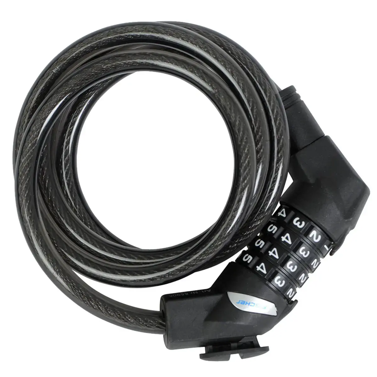 Câble antivol pour vélo - longueur 1200 mm - Noir - Fischer photo du produit