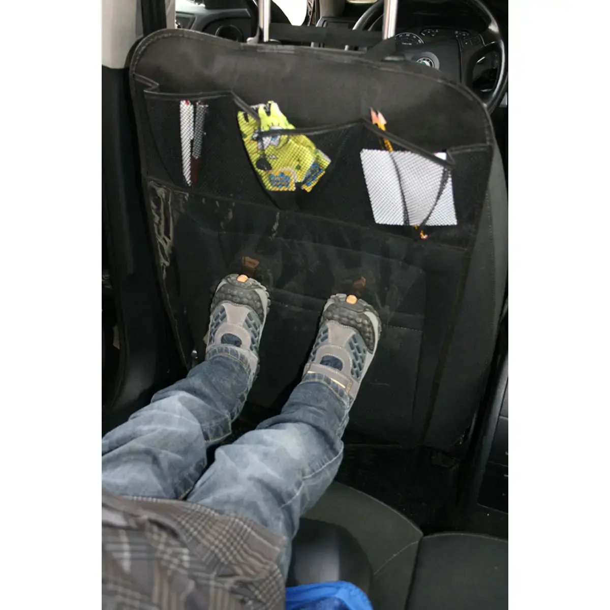 Protection de dossier de si&egrave;ge de voiture - Transparent - IWH photo du produit