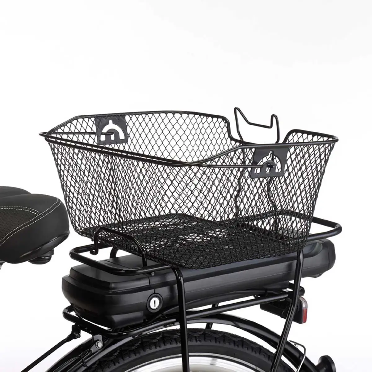 FISCHER Panier pour porte-bagages de vélo, noir photo du produit