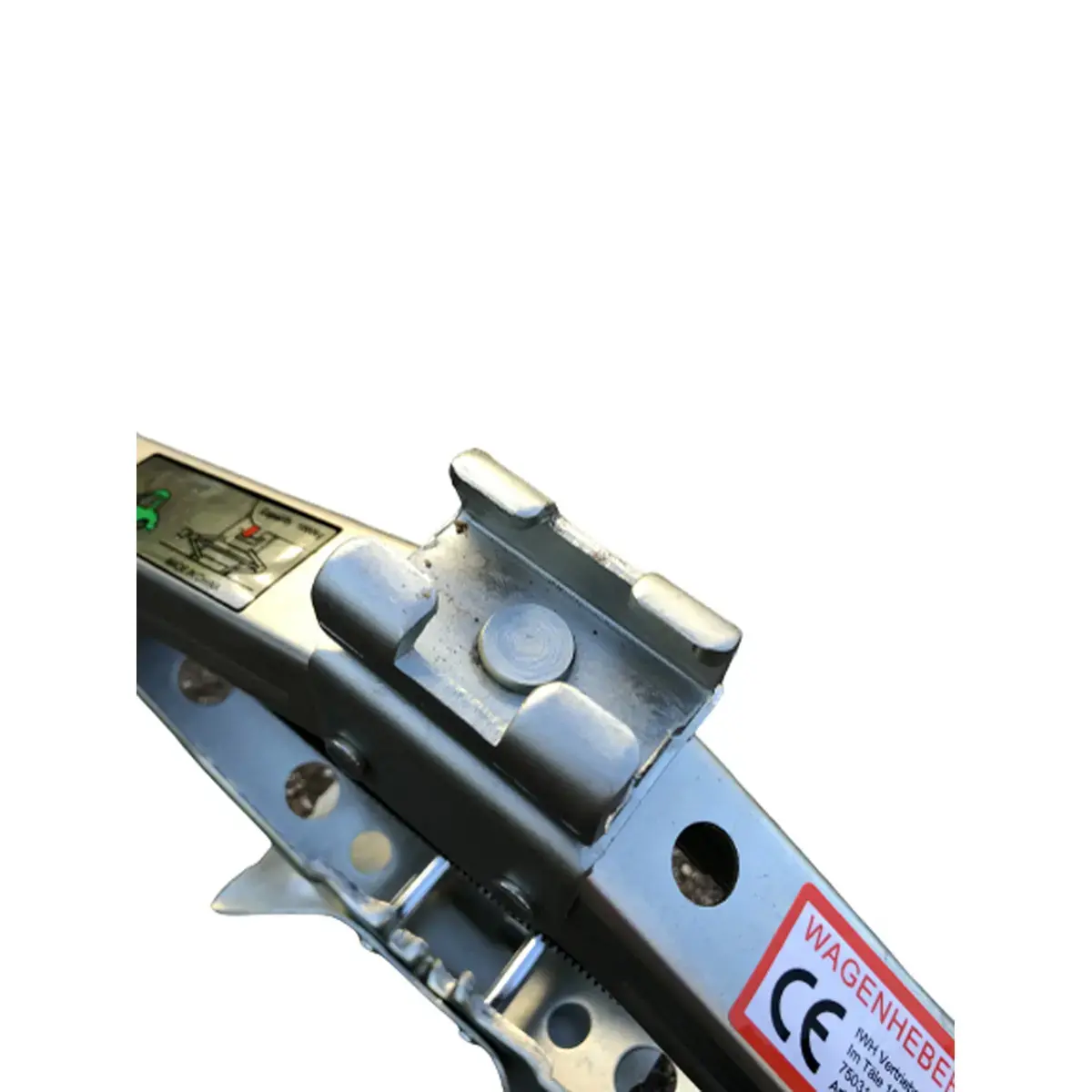 Cric de levage pantographe avec une manivelle - 1t - IWH photo du produit