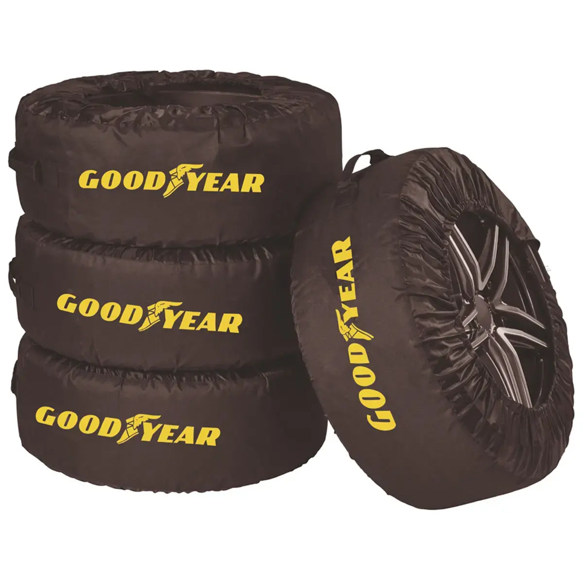 GOODYEAR Jeu de housses de protection pour pneus, 4 pièces photo du produit