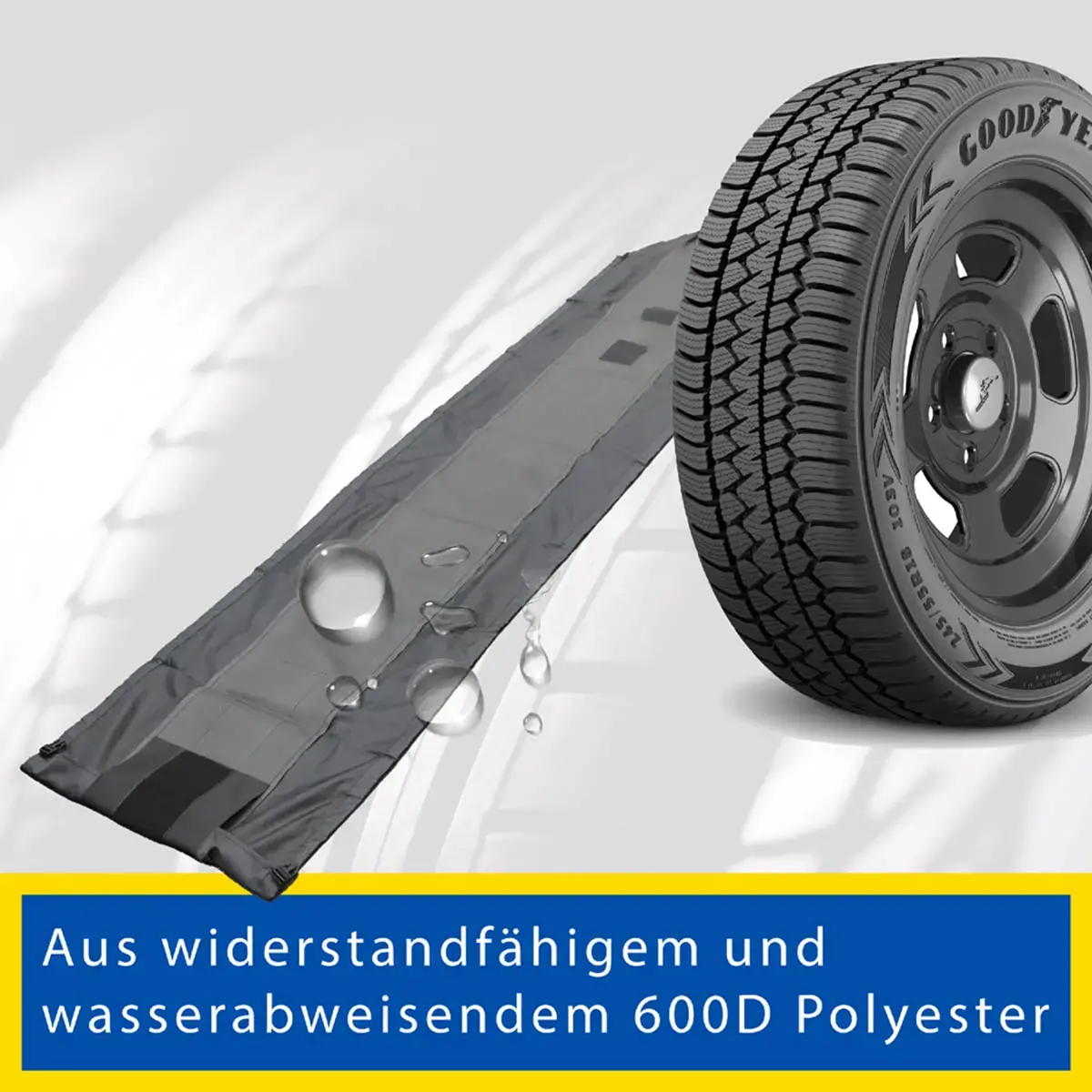 GOODYEAR Jeu de housses de protection pour pneus, 4 pièces photo du produit