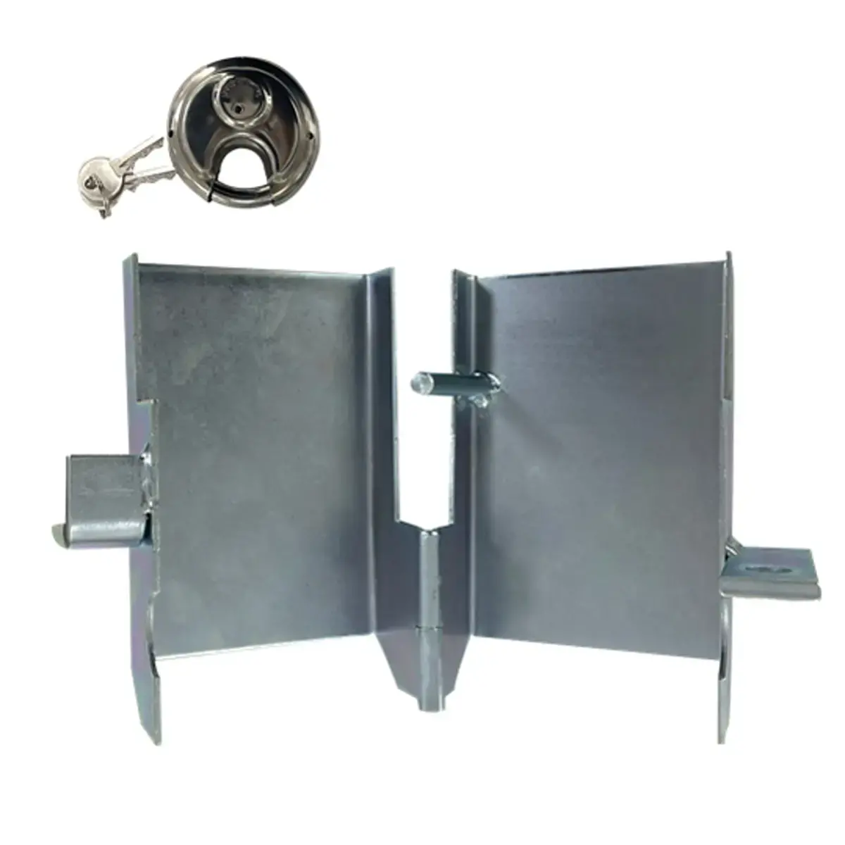 Antivol de remorque et caravane - rabattable - à cadenas - IWH photo du produit