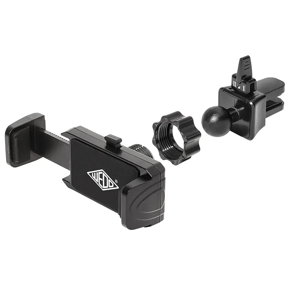 WEDO Support de smartphone pour voiture 'Clip-it plus', noir photo du produit