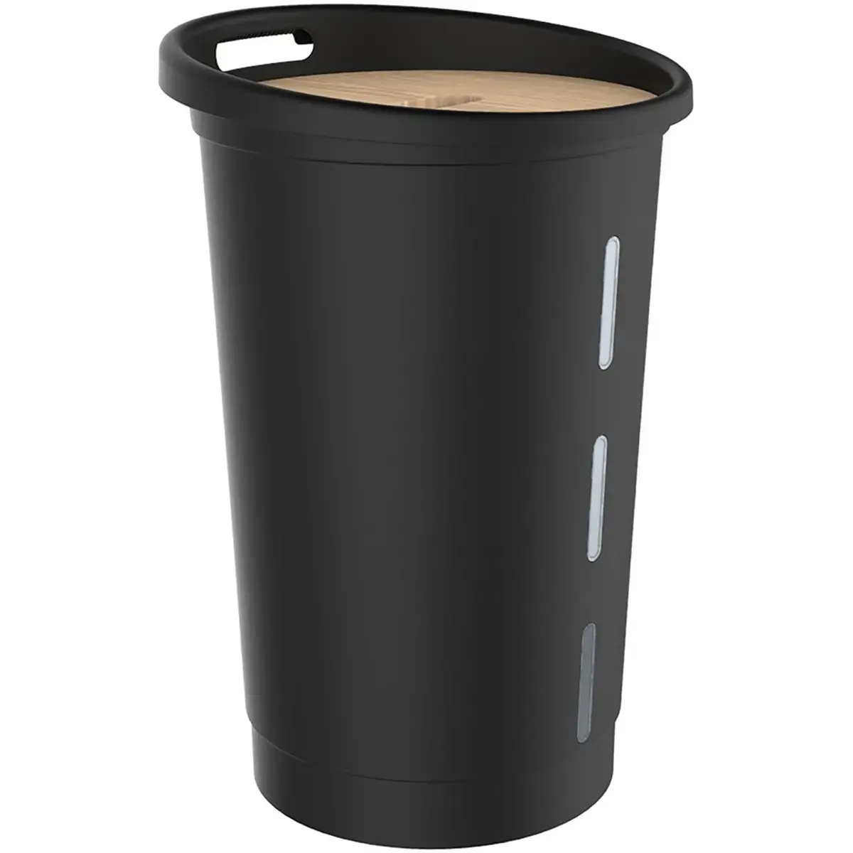 EDA Bac à pellets, 38 litres, noir photo du produit