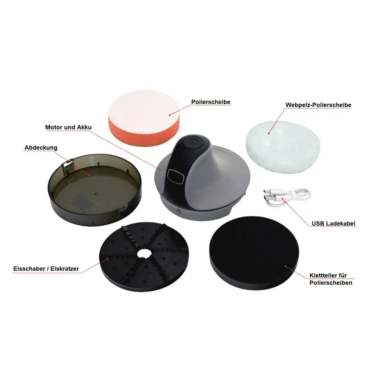 IWH Gratte-givre/polisseuse électrique sans fil, 3,6 volts photo du produit