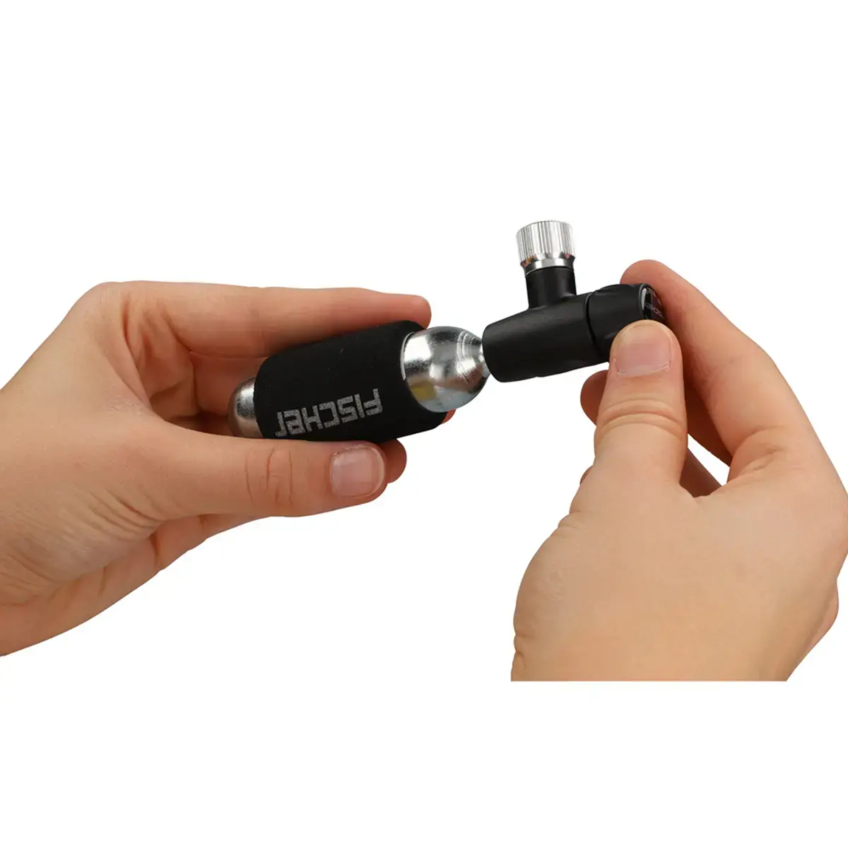 FISCHER Pompe à air pour vélo et cartouche CO2 photo du produit