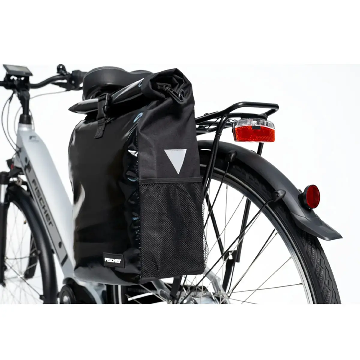 FISCHER Sacoche de vélo type coursier, noir photo du produit