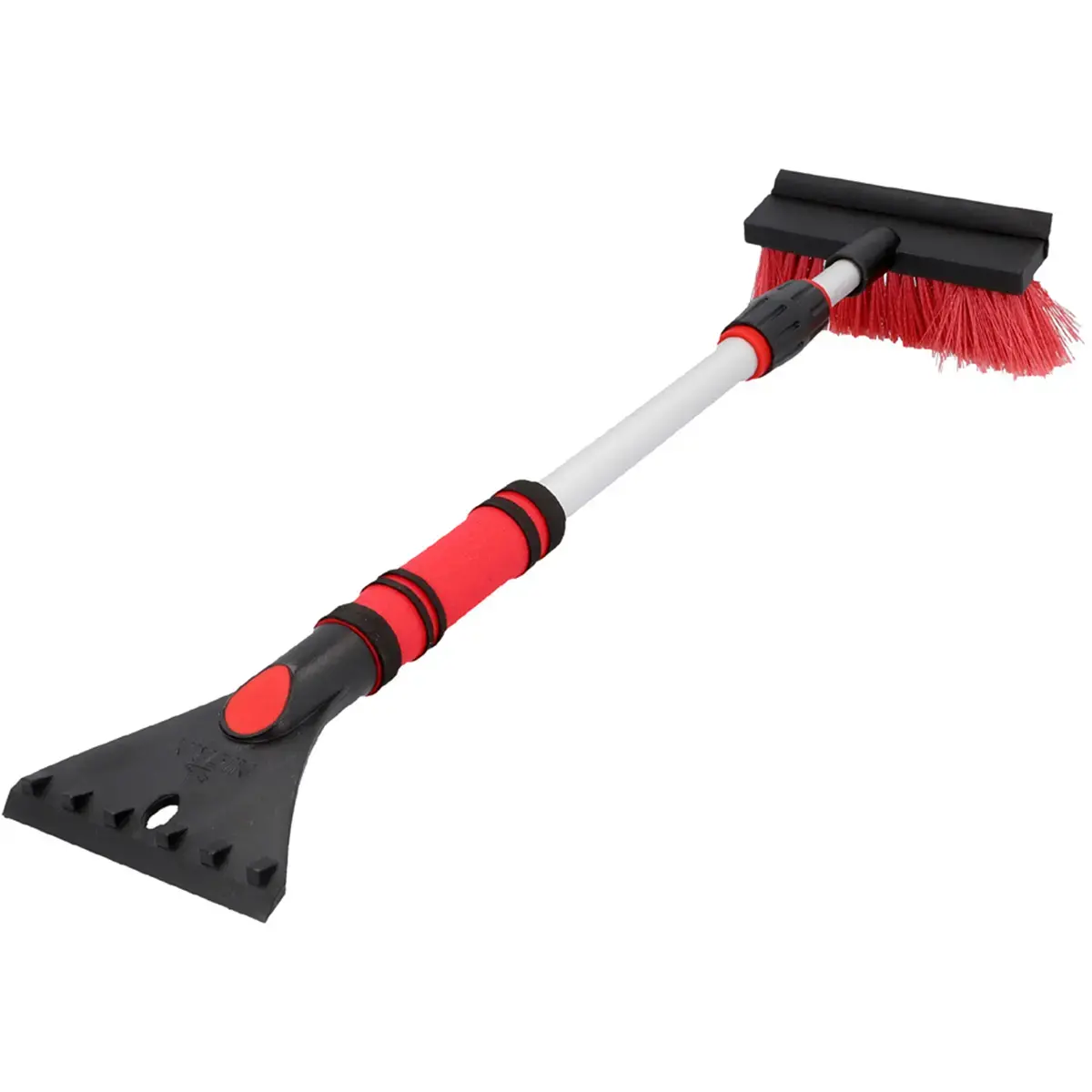 Gratte-givre avec balai à neige - 610 mm - Noir/rouge - Nigrin photo du produit