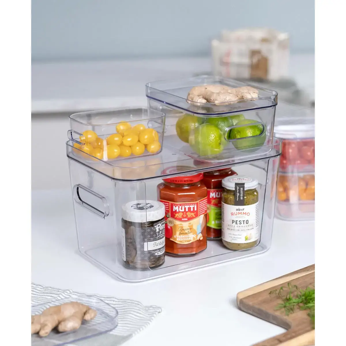 Couvercle pour bo&icirc;te COMPACT M - Blanc - Smartstore photo du produit