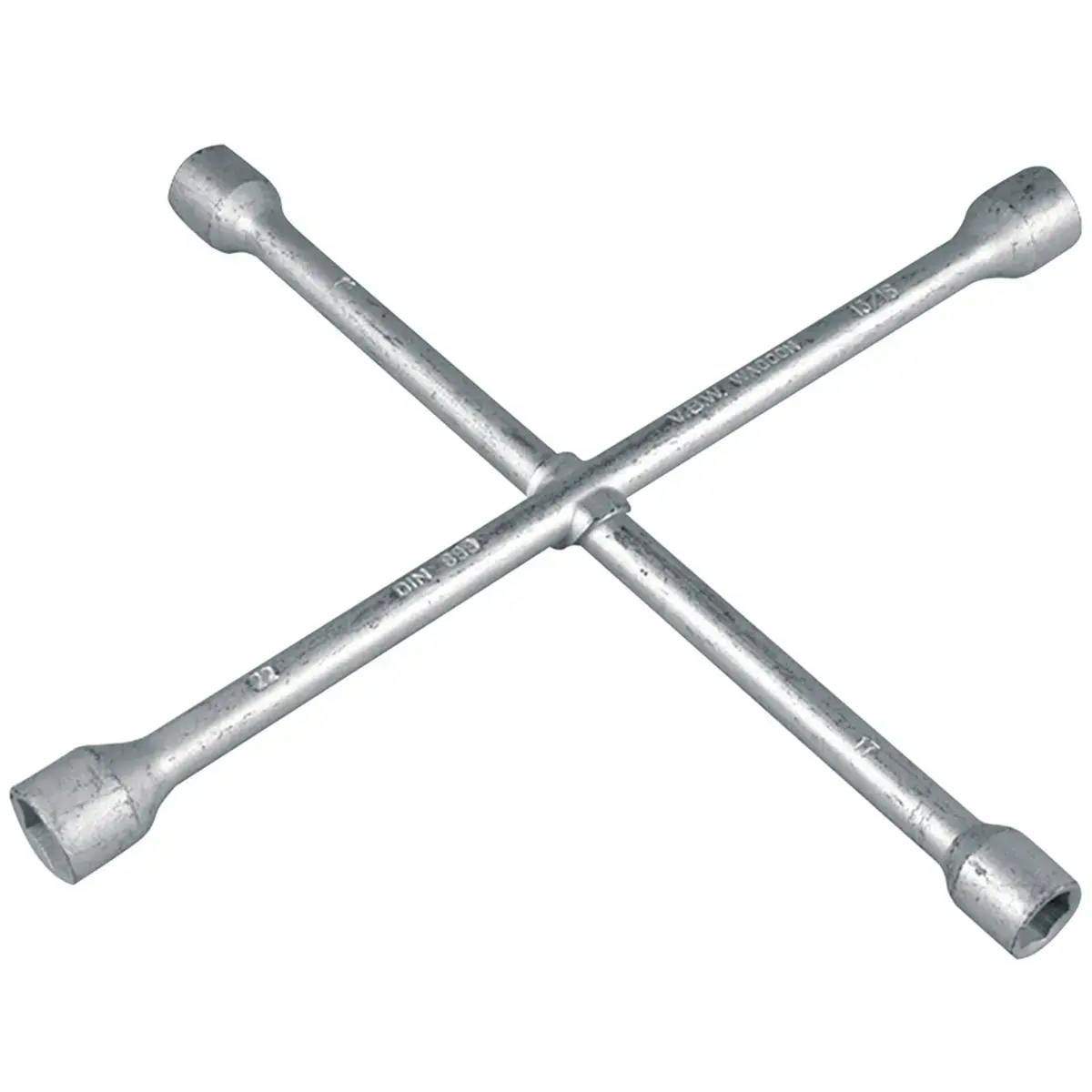 cartrend Cl&eacute; en croix pour v&eacute;hicule, en acier photo du produit