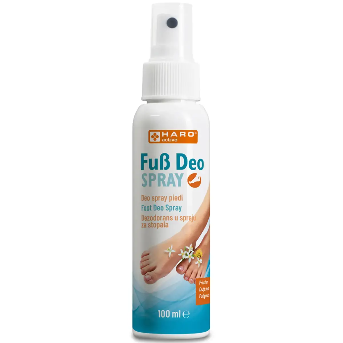 HARO Spray déodorant pour les pieds, vaporisateur de 100 ml photo du produit