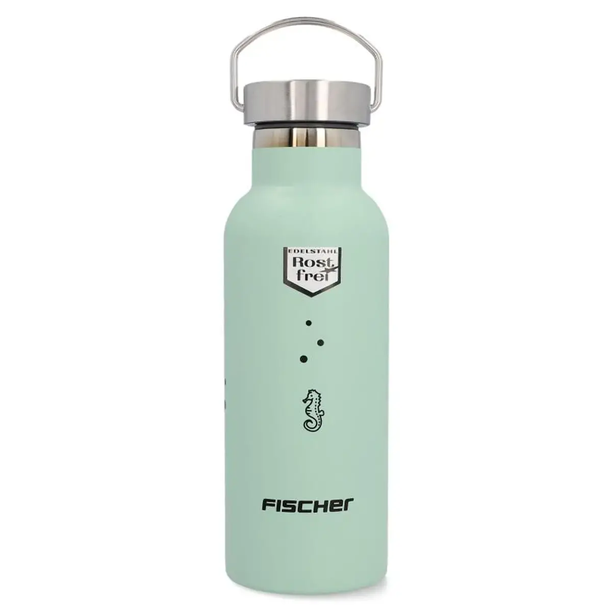 Gourde pour cycliste Girl en acier inoxydable - Vert - Fischer photo du produit
