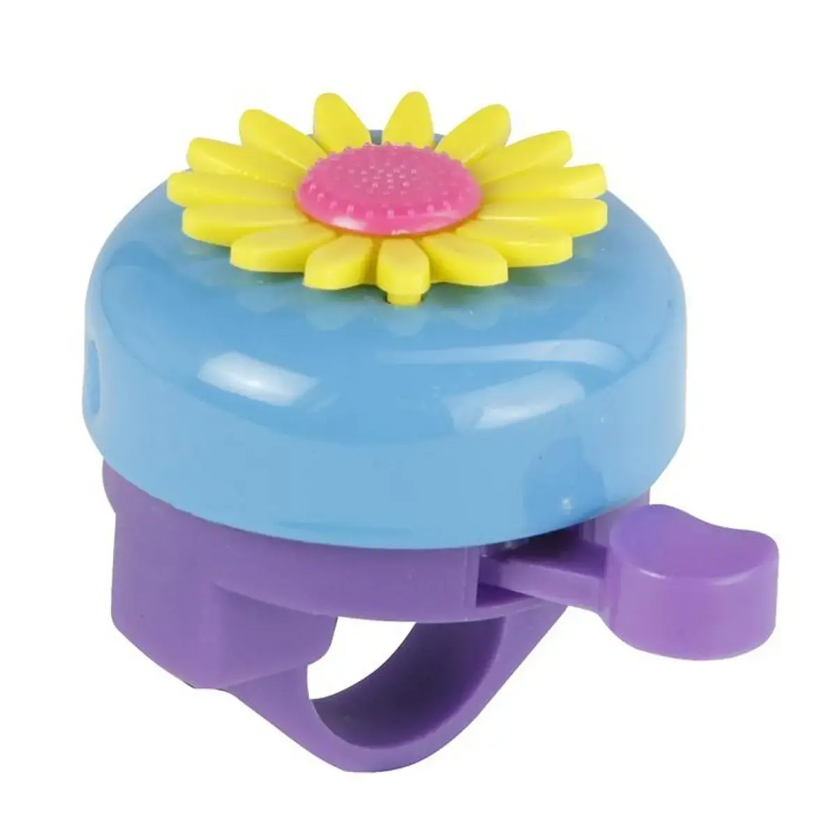 FISCHER Sonnette pour guidon de v&eacute;lo motif Fleur, assorti photo du produit