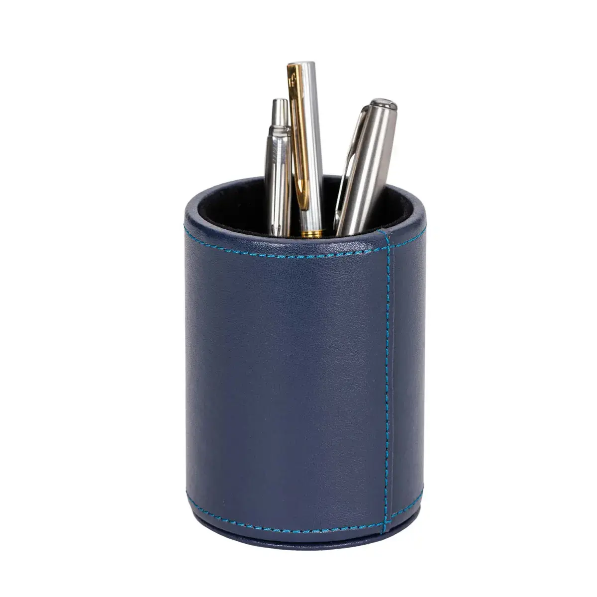 Pot à crayons - Cuir Satiny - 10x7 cm - Quo vadis photo du produit