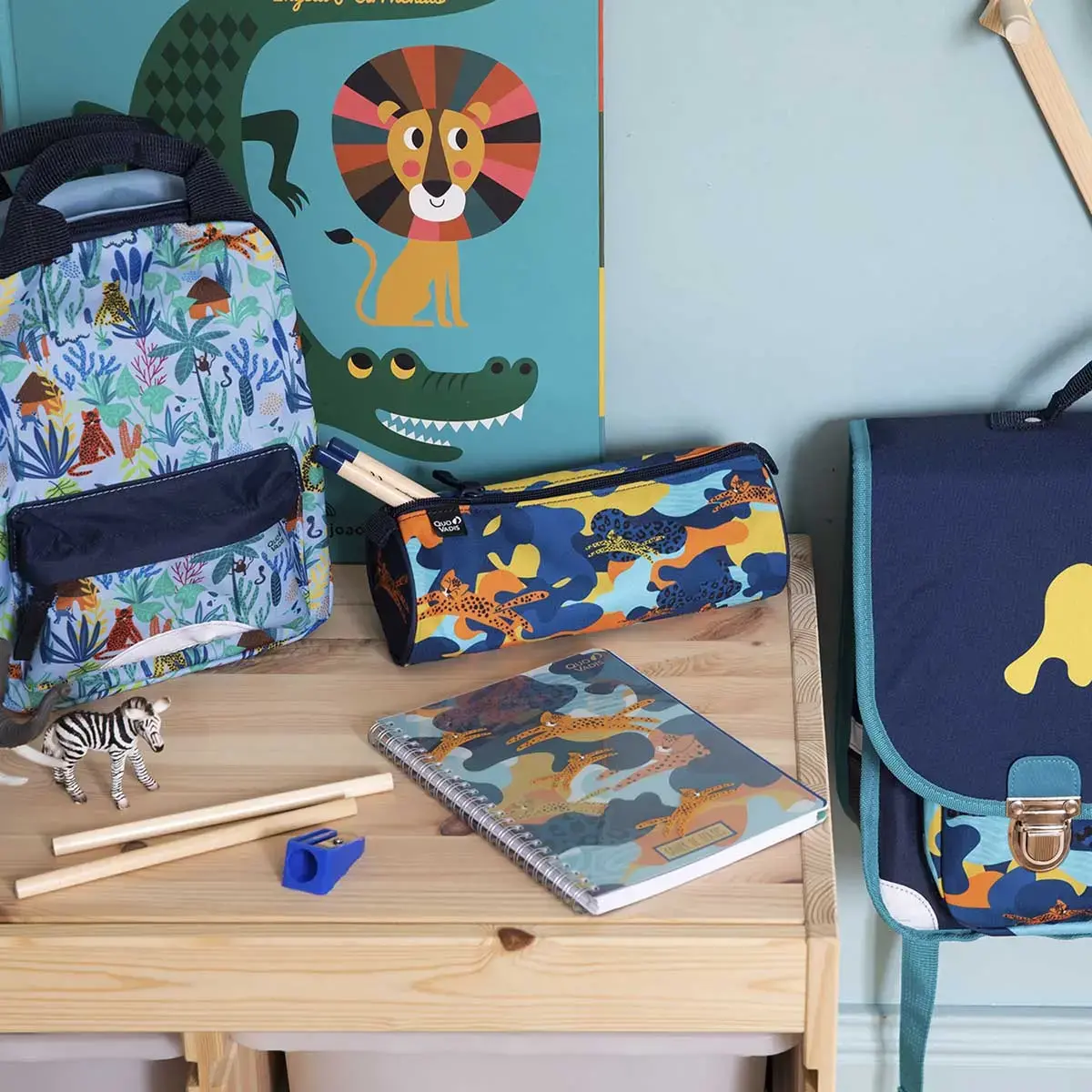 Trousse ronde Animascot - 23x8x8 cm - Quo vadis photo du produit