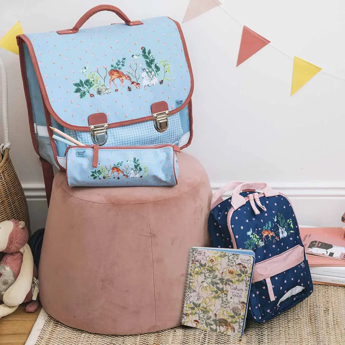 Sac à dos maternelle - 1 compartiment Animascot - 27x20x11 cm - Quo vadis photo du produit