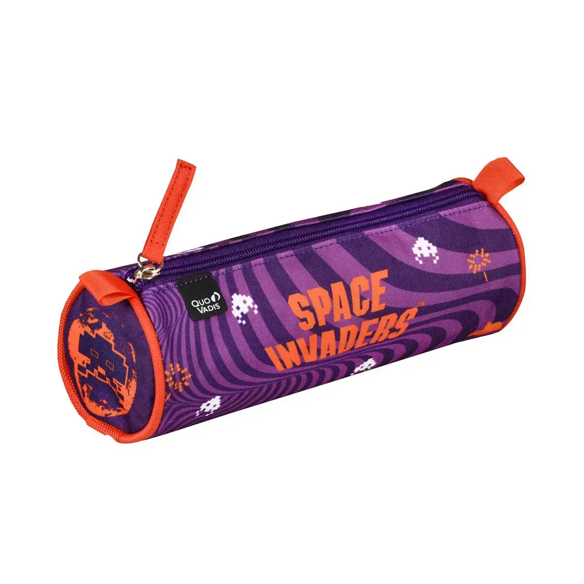 Trousse ronde Space invaders - 23x8x8 cm - Quo vadis photo du produit
