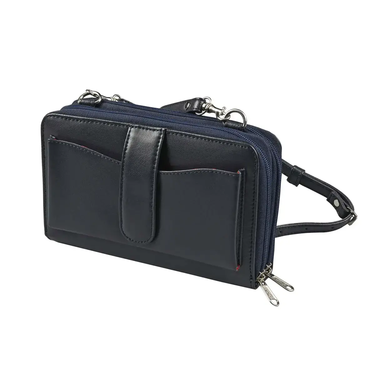 Sac mini tout en un - Cuir Satiny - 20x12,5x5 cm - Quo vadis photo du produit