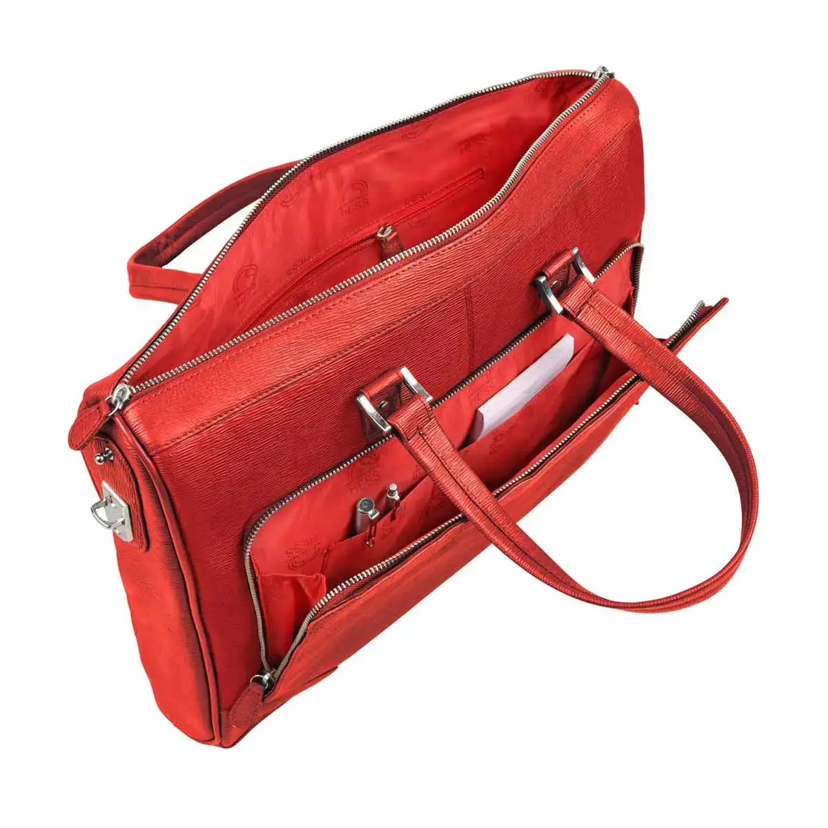 Sacoche Papillon - Cuir Eaton - 41,5x30x9 cm - Quo vadis photo du produit