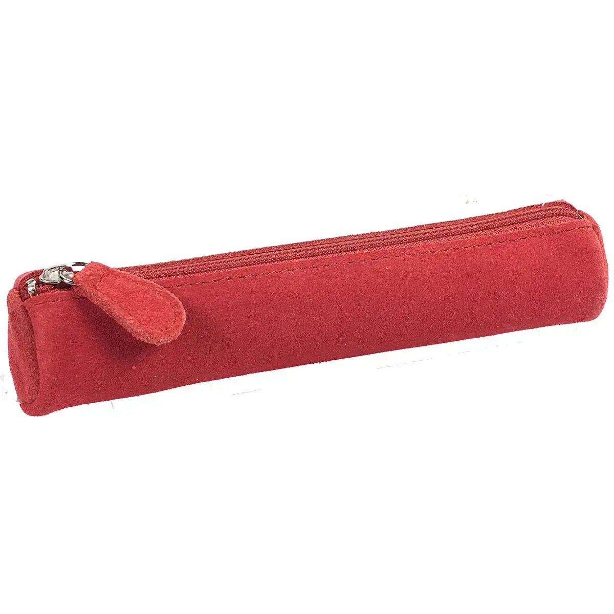 Trousse mini ronde - Cuir Velours - 17x3,5 cm - Quo vadis photo du produit