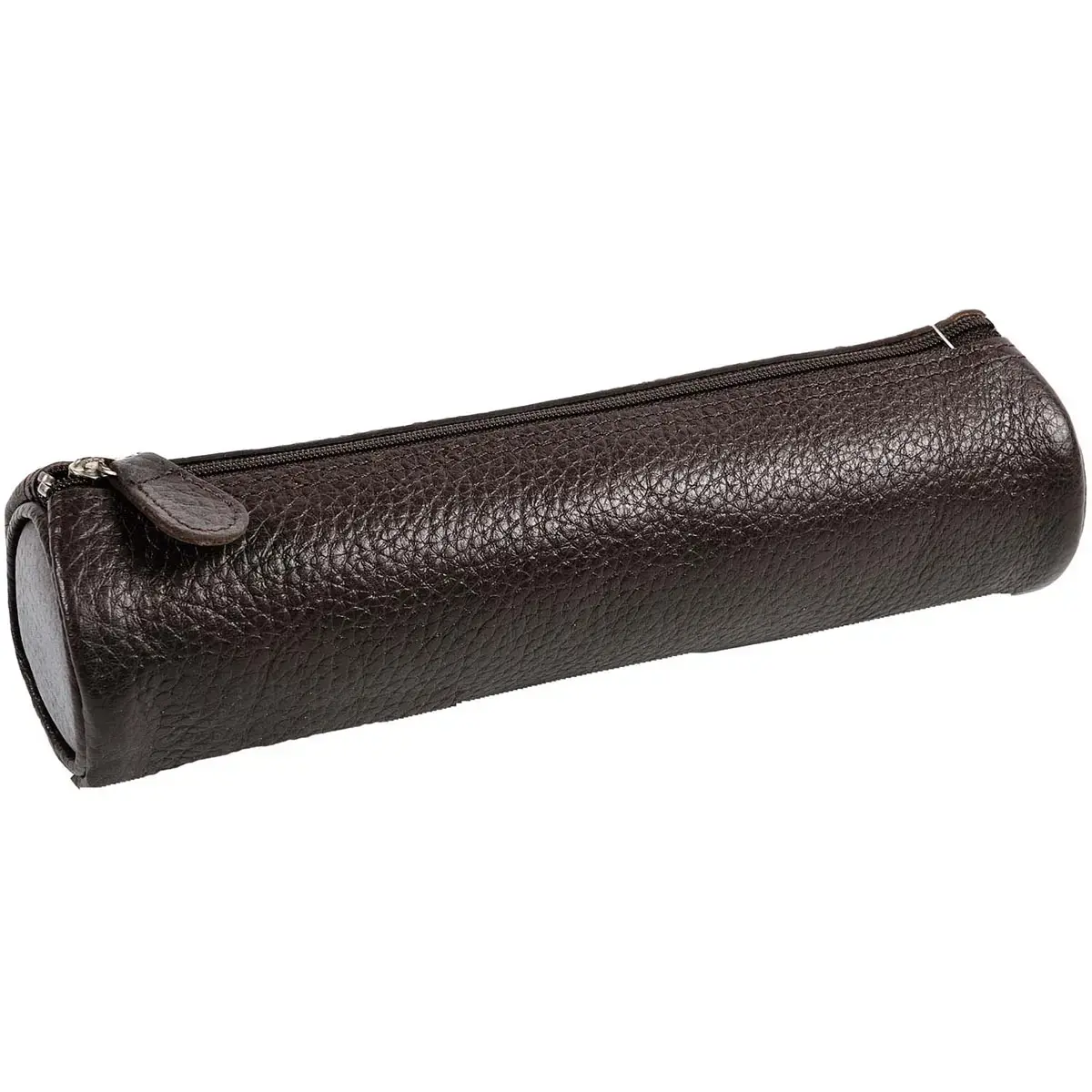 Trousse ronde - Cuir Goya - 22x6 cm - Quo vadis photo du produit
