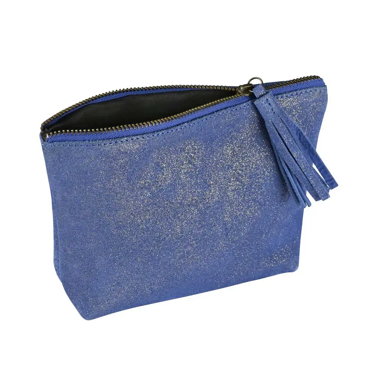 Trousse pompon - Cuir Julo - 18x15 cm - Quo vadis photo du produit
