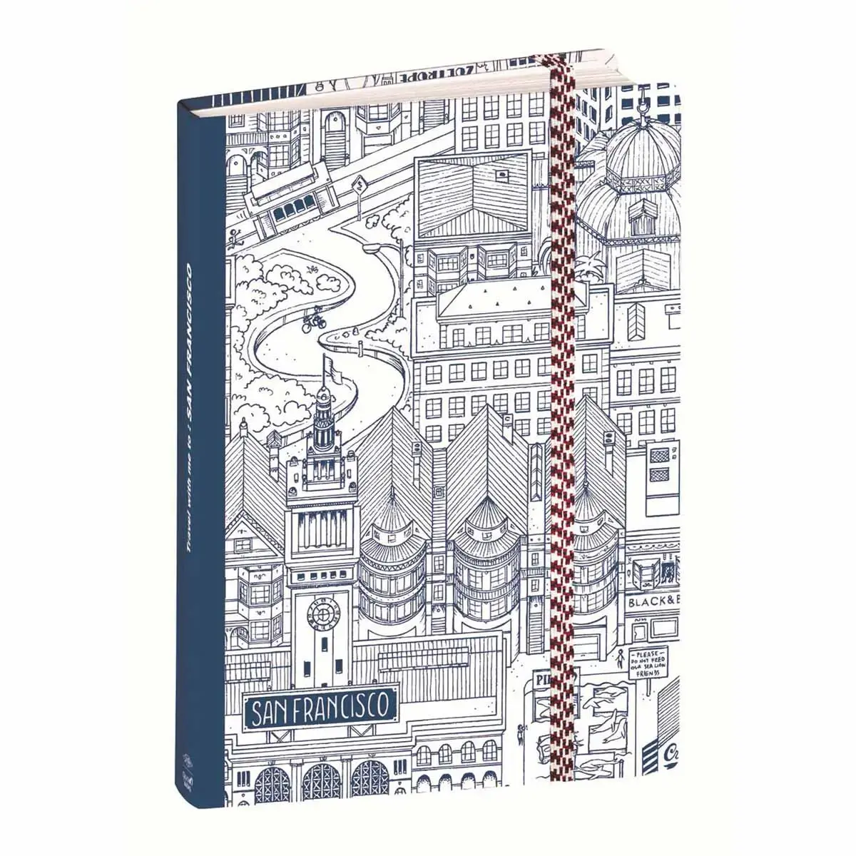 Carnet A5 192 pages Docteur Paper - 15x21 cm - avec élastique - Quo Vadis photo du produit