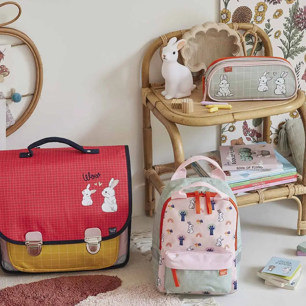Sac à dos maternelle - 1 compartiment Animascot - 27x20x11 cm - Quo vadis photo du produit