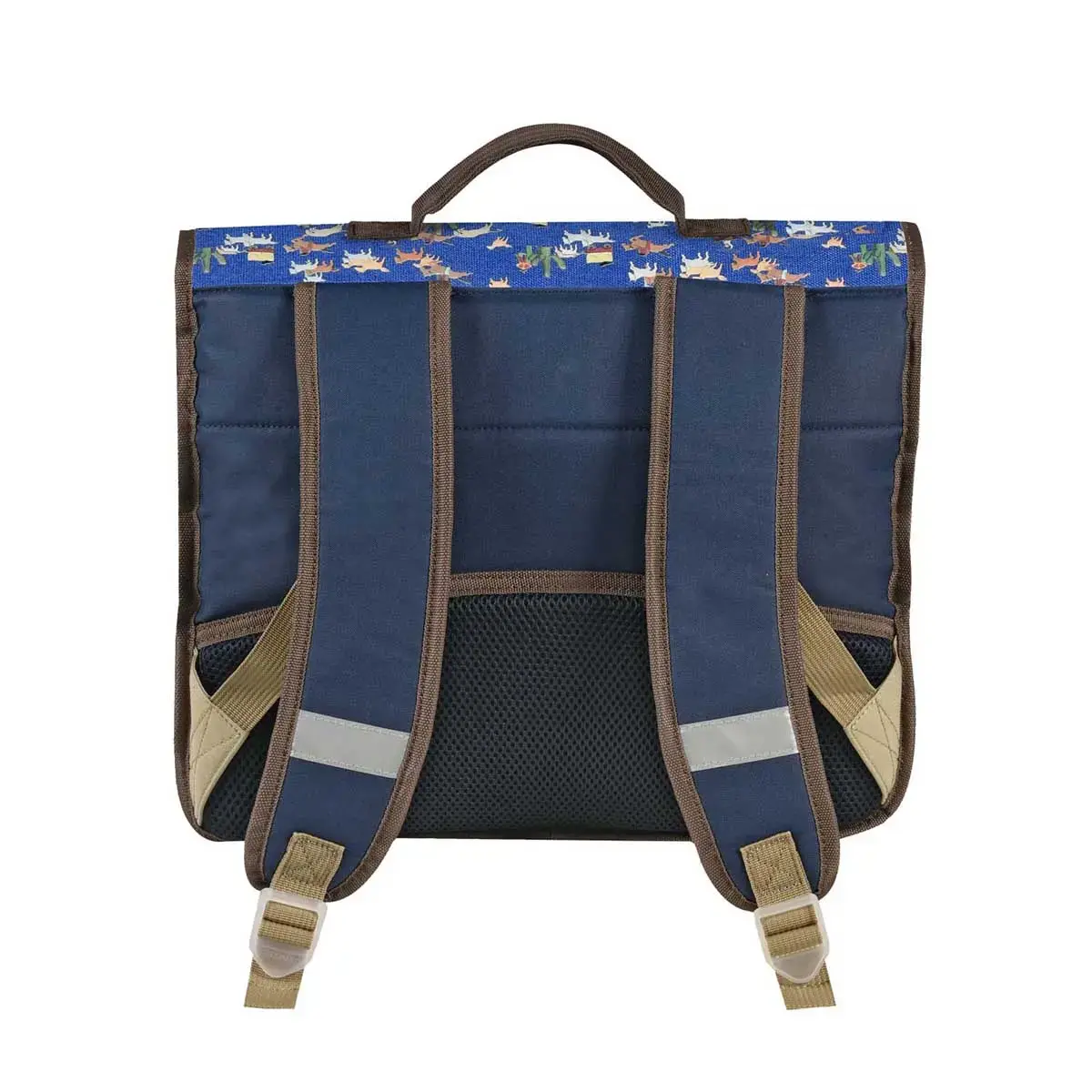 Cartable 38 Vintage - 2 compartiments Louise & Arthur - 38x30x14 cm - Quo Vadis photo du produit