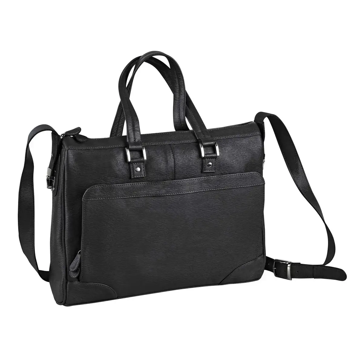 Sacoche Papillon - Cuir Eaton - 41,5x30x9 cm - Quo vadis photo du produit