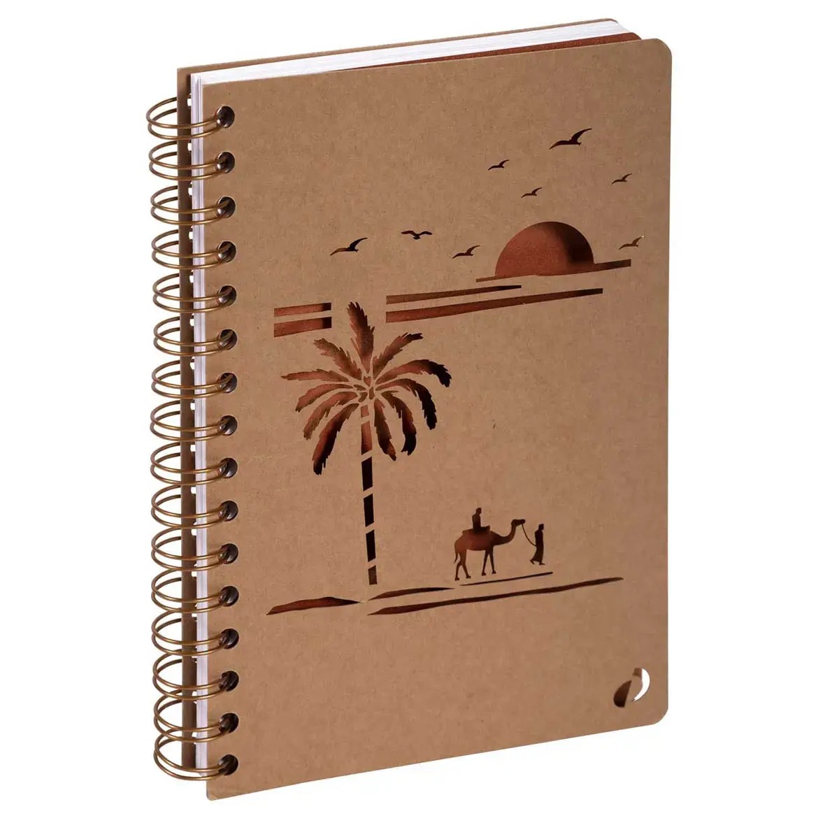 Carnet rigide A5 spirale - 192 pages Authentik - 15x21 cm - Quo vadis photo du produit